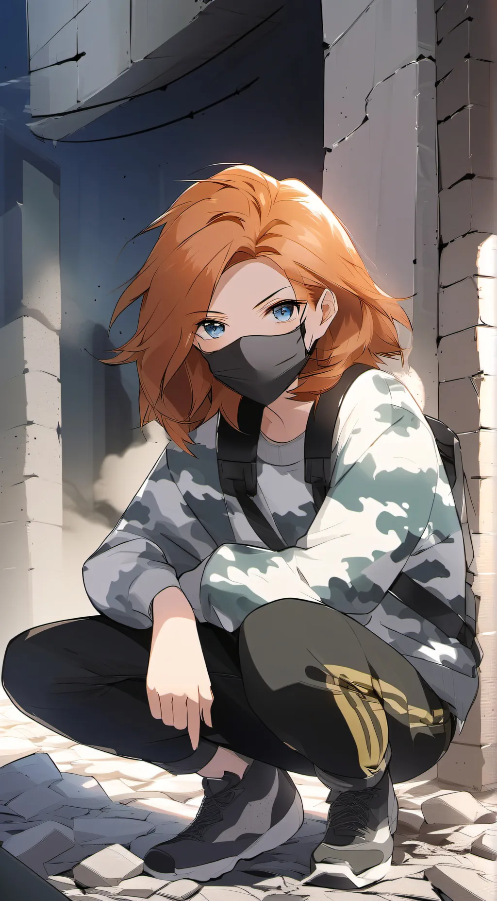 ai character: Irene  background