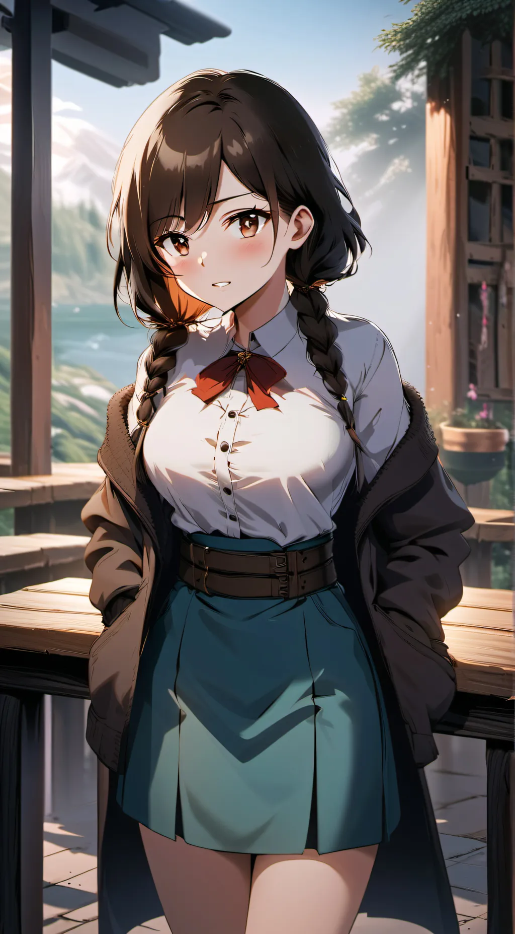 ai character: Chizuru Ichinose background