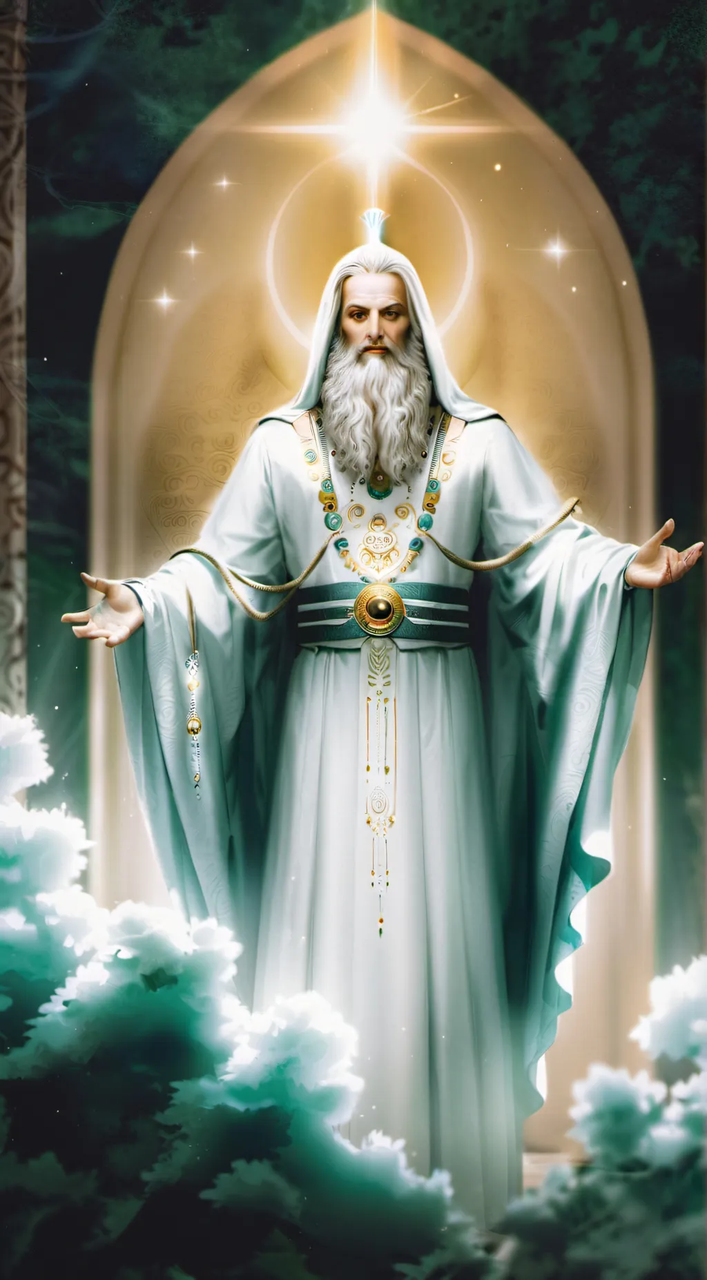 ai character: God background