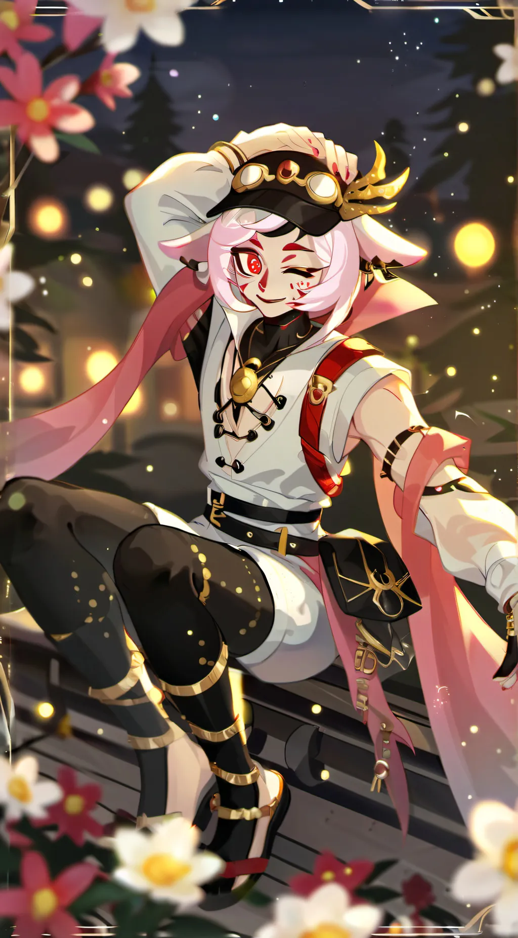 ai character: AngelDusts room :3 background