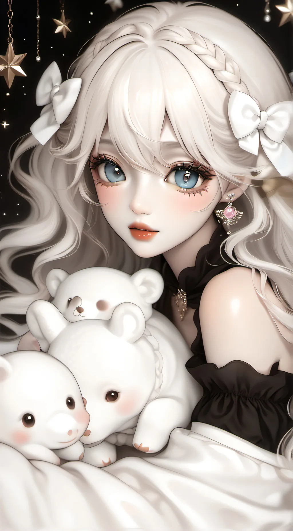 ai character: Crystal  background