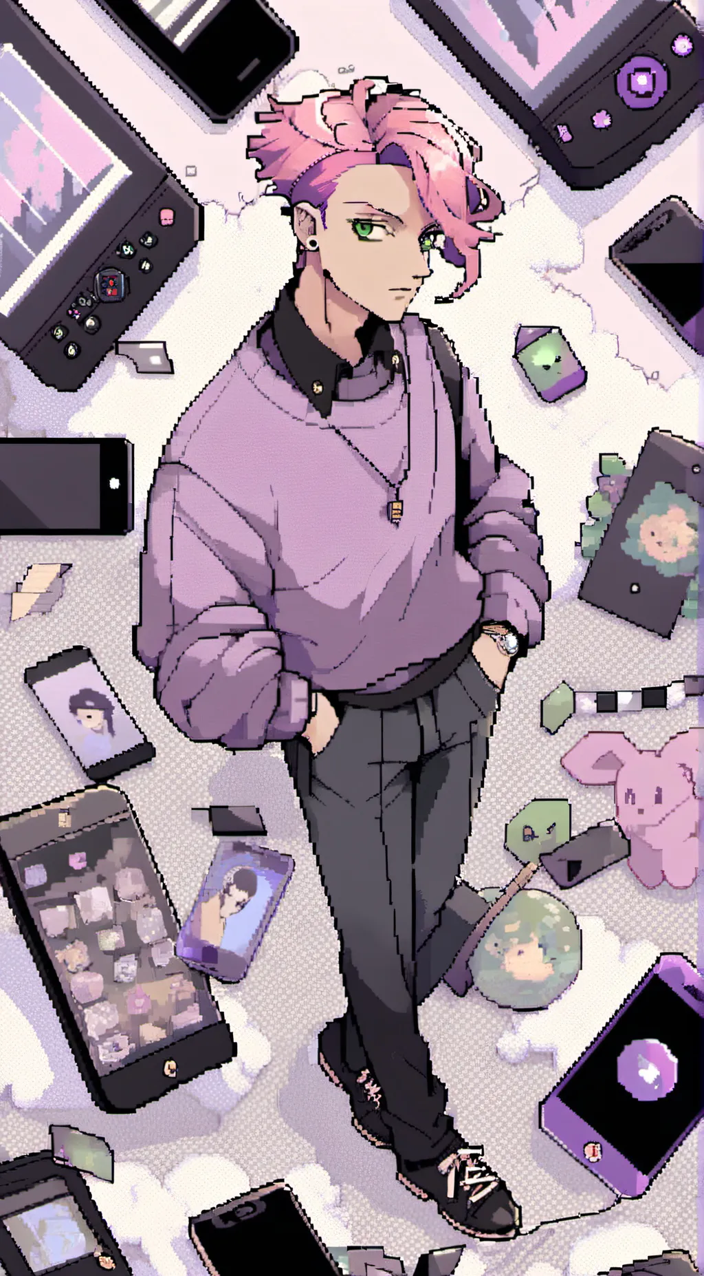 ai character: Doppio background