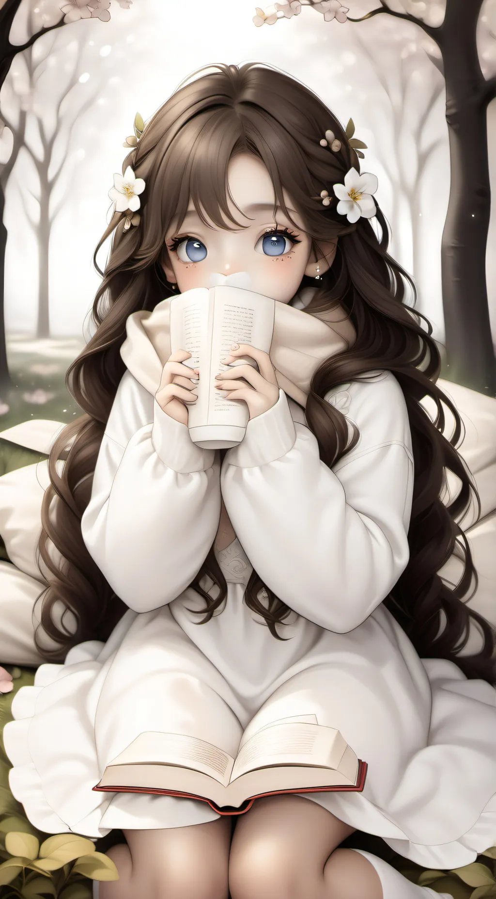 ai character: Barbie background