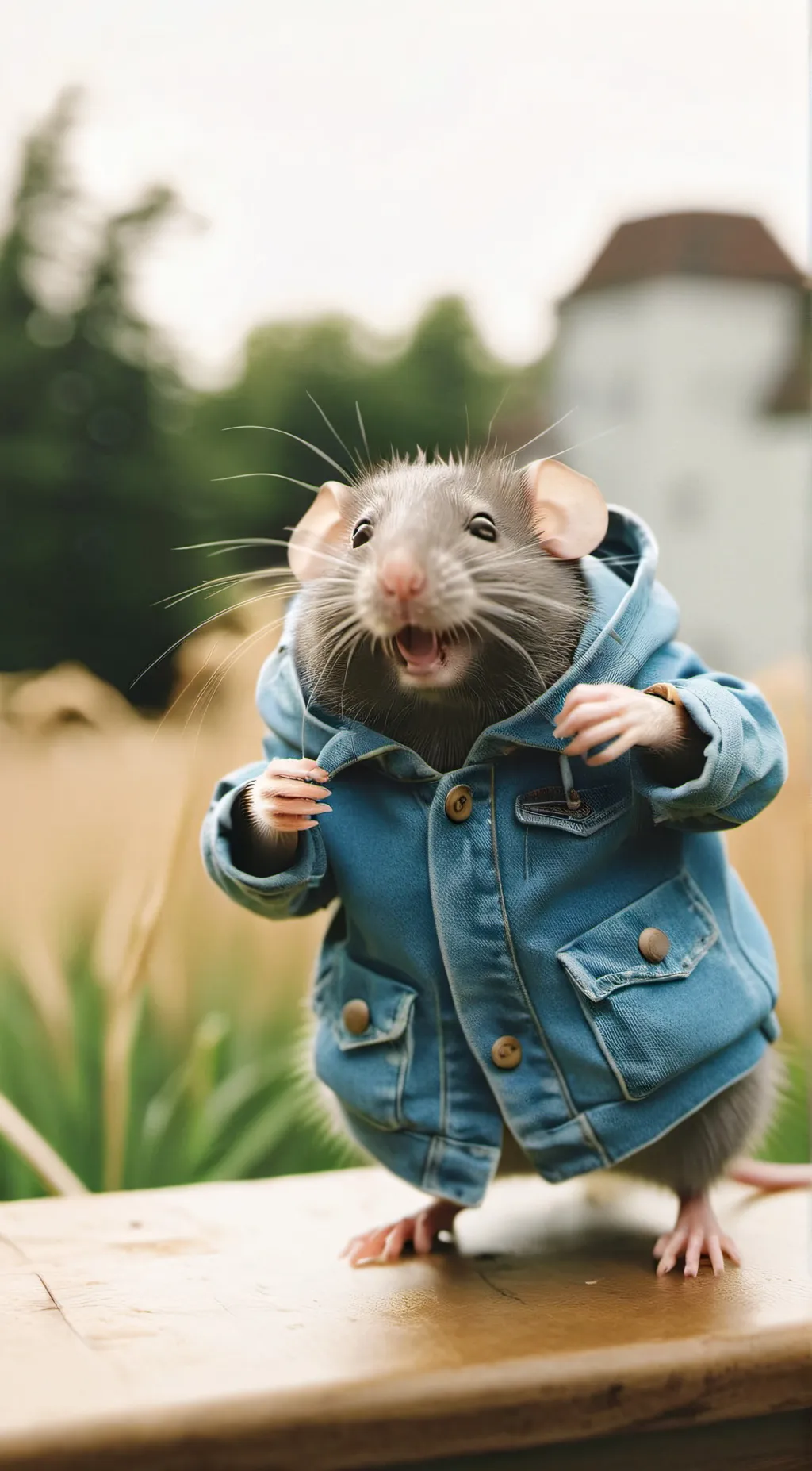 ai character: ratty :3 background