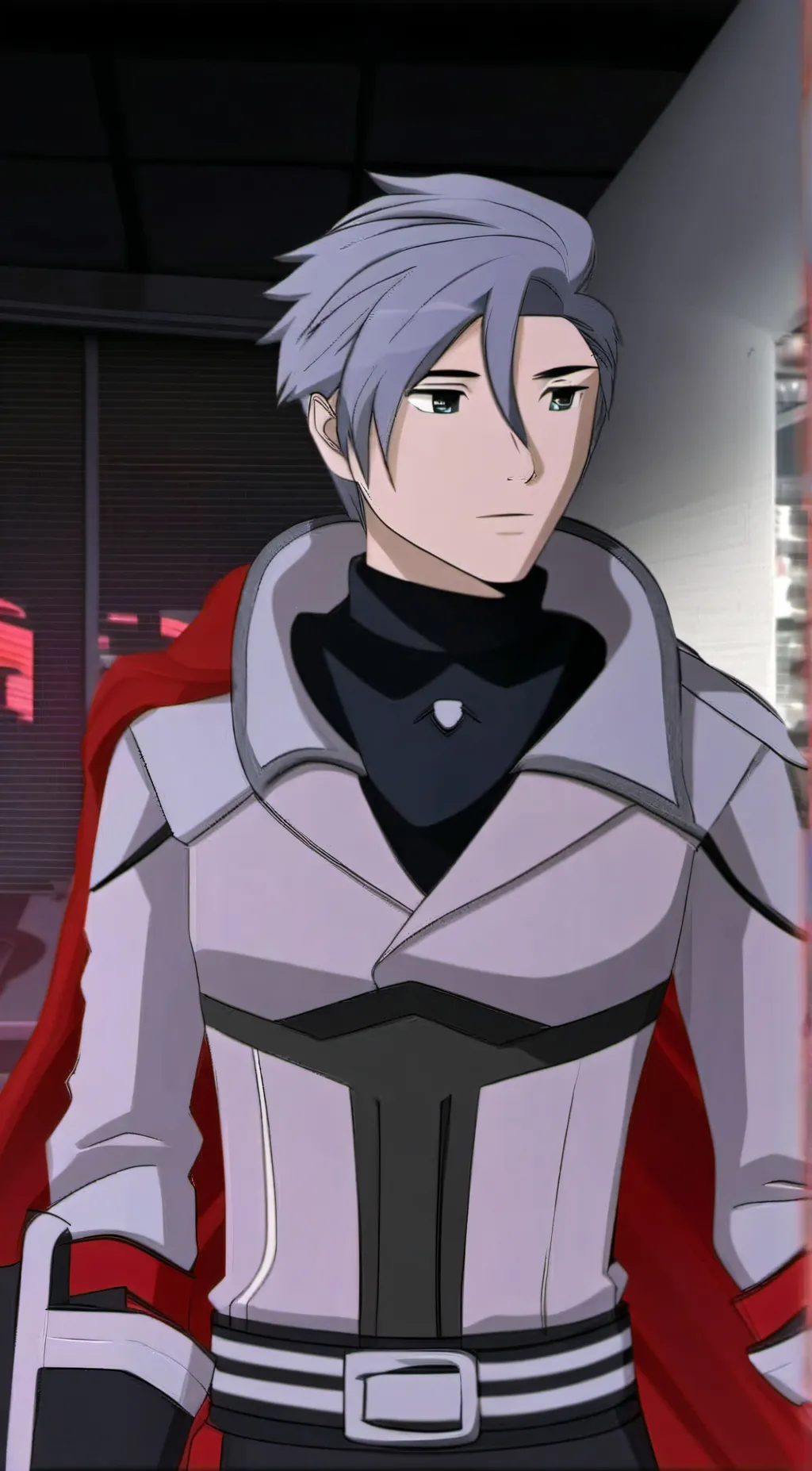 ai character: Mercury Black  background