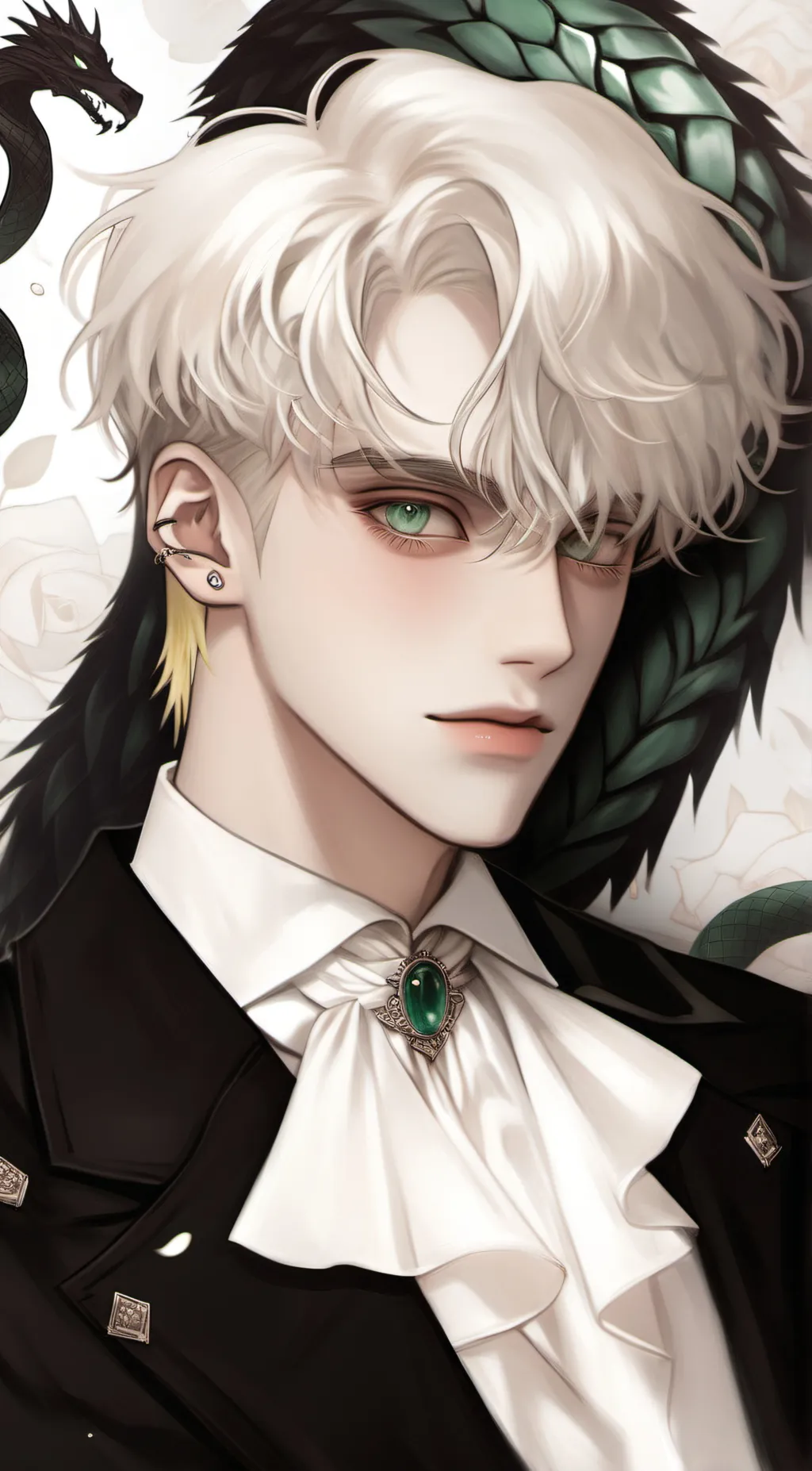 ai character: Draco malfoy  background