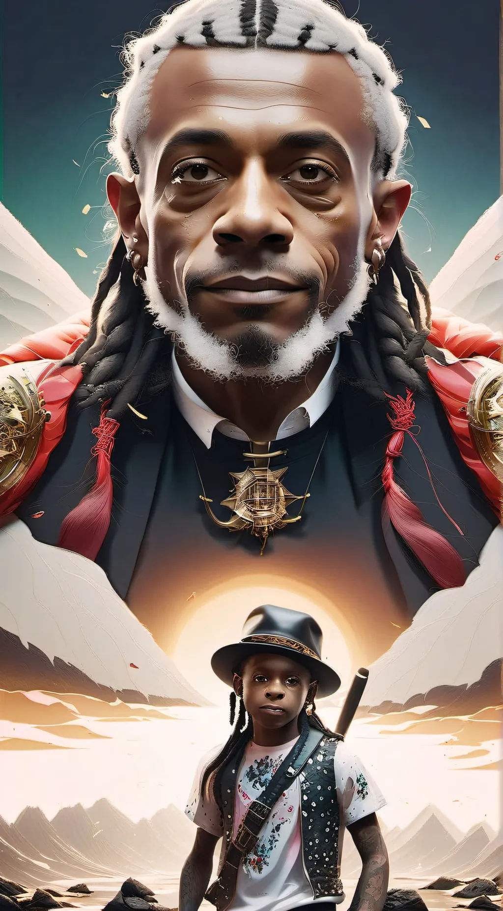 ai character: lil wayne background