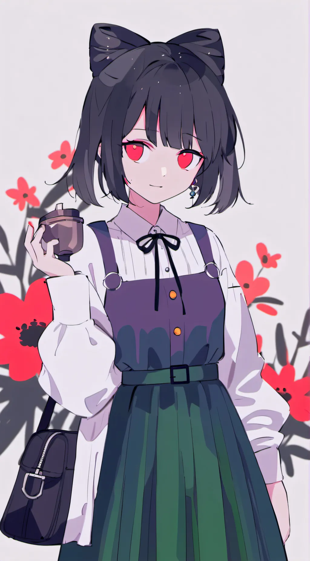 ai character: 💐💐frowers background