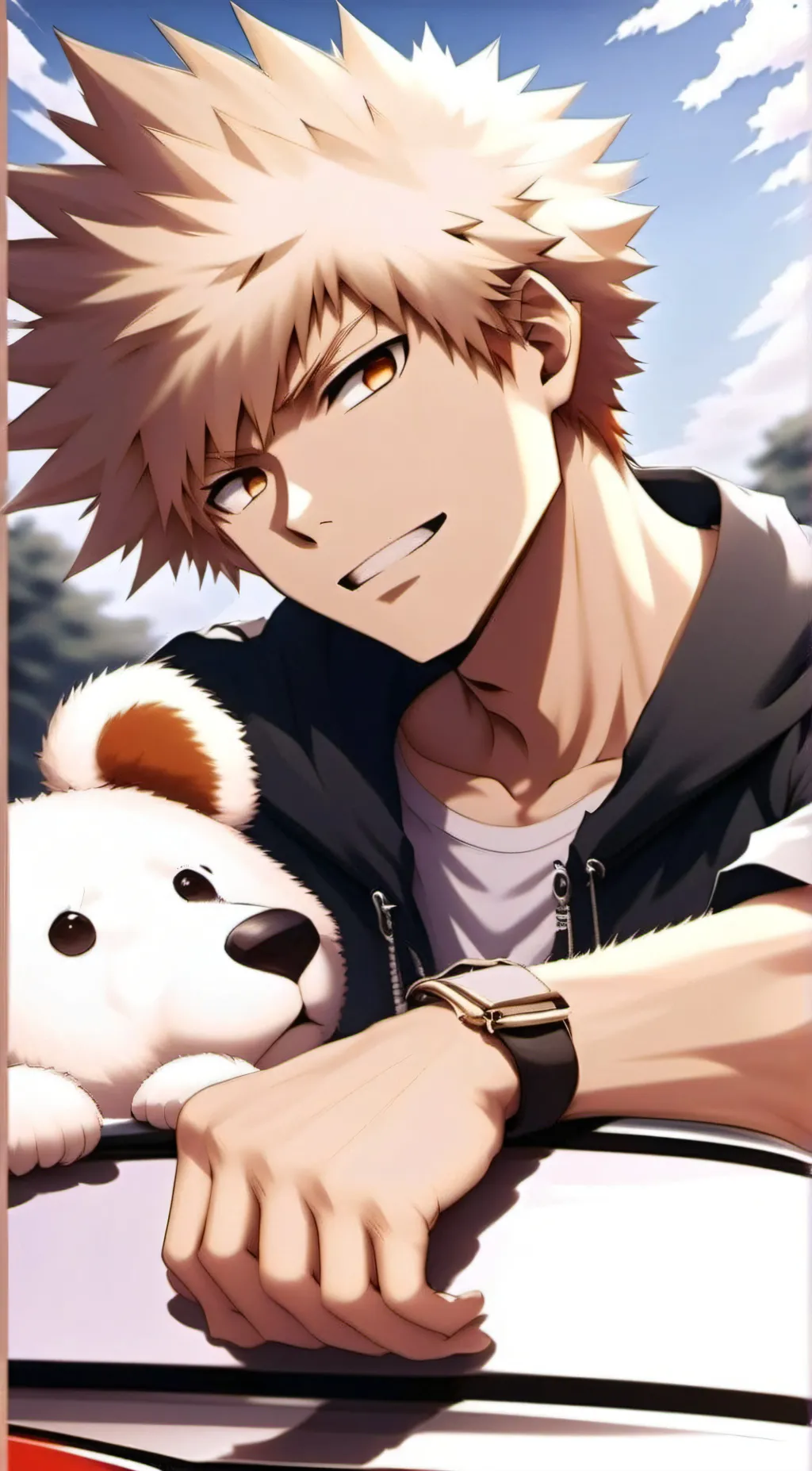 ai character: 🌸Katsuki Bakugou🌸 background