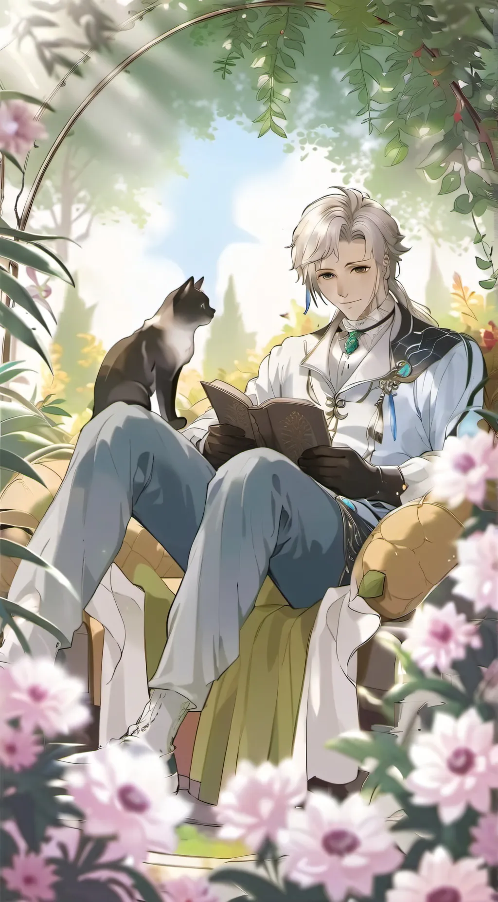 ai character: Prince lucifer background