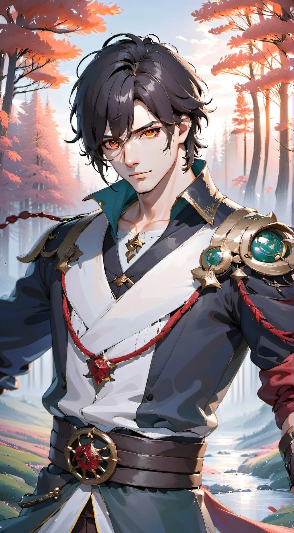 ai character: Oliver  background