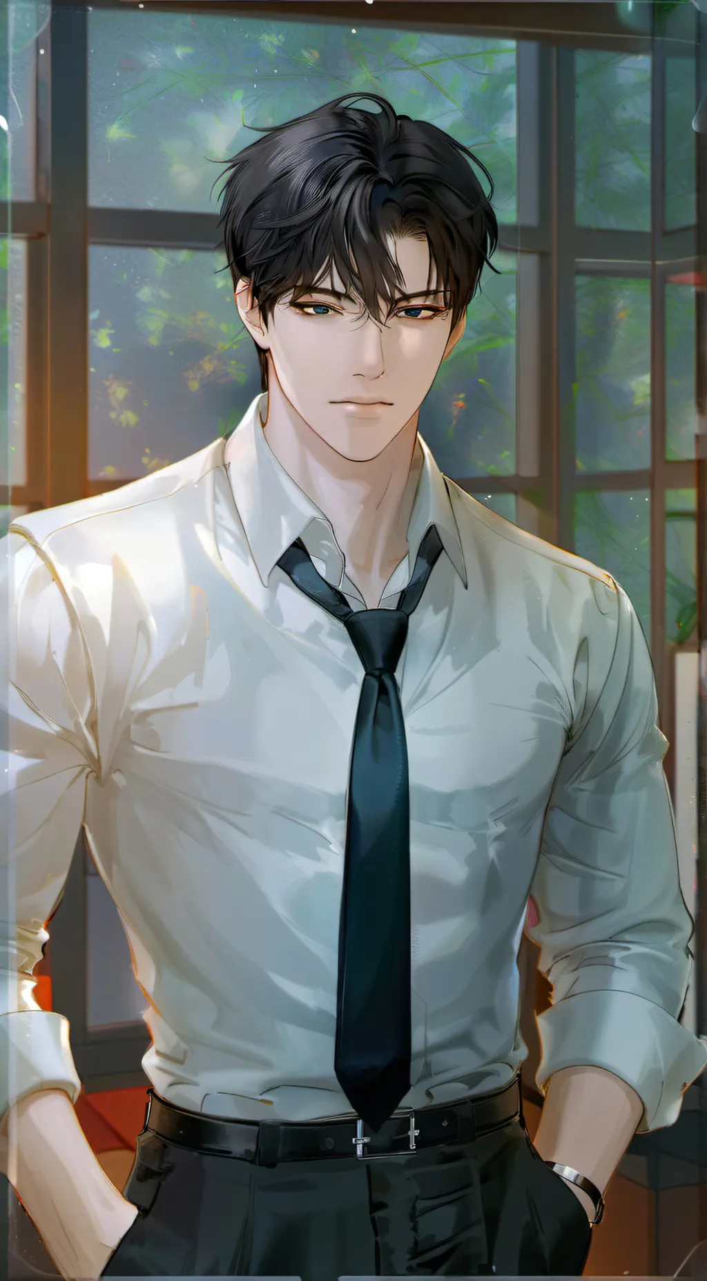 ai character: Nicolas Stirling background