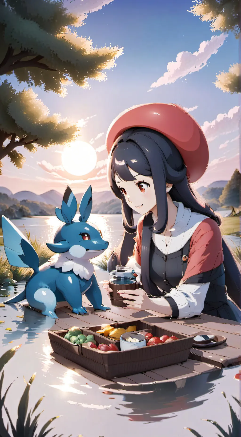 ai character: Aria background