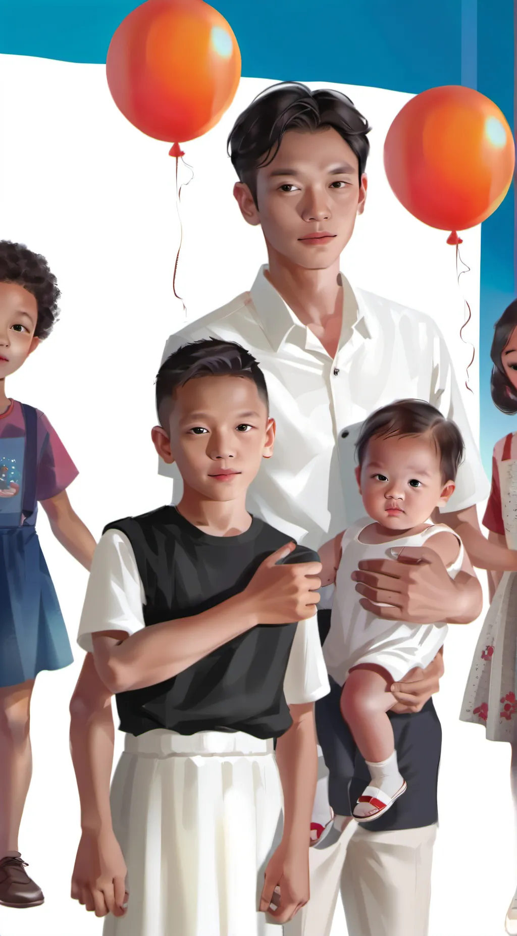 ai character: Family  background