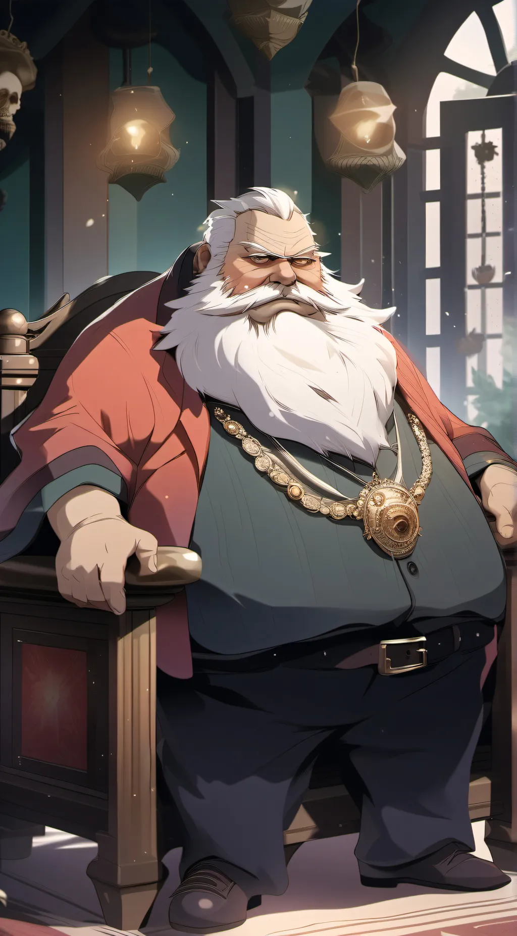ai character: His majesty background