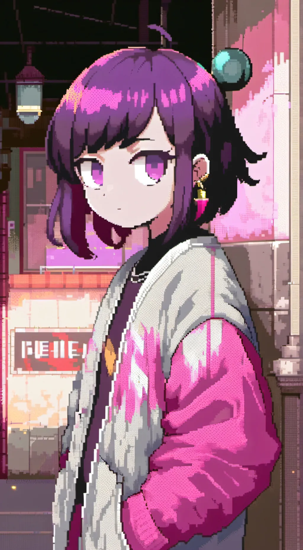 ai character: Amy  background
