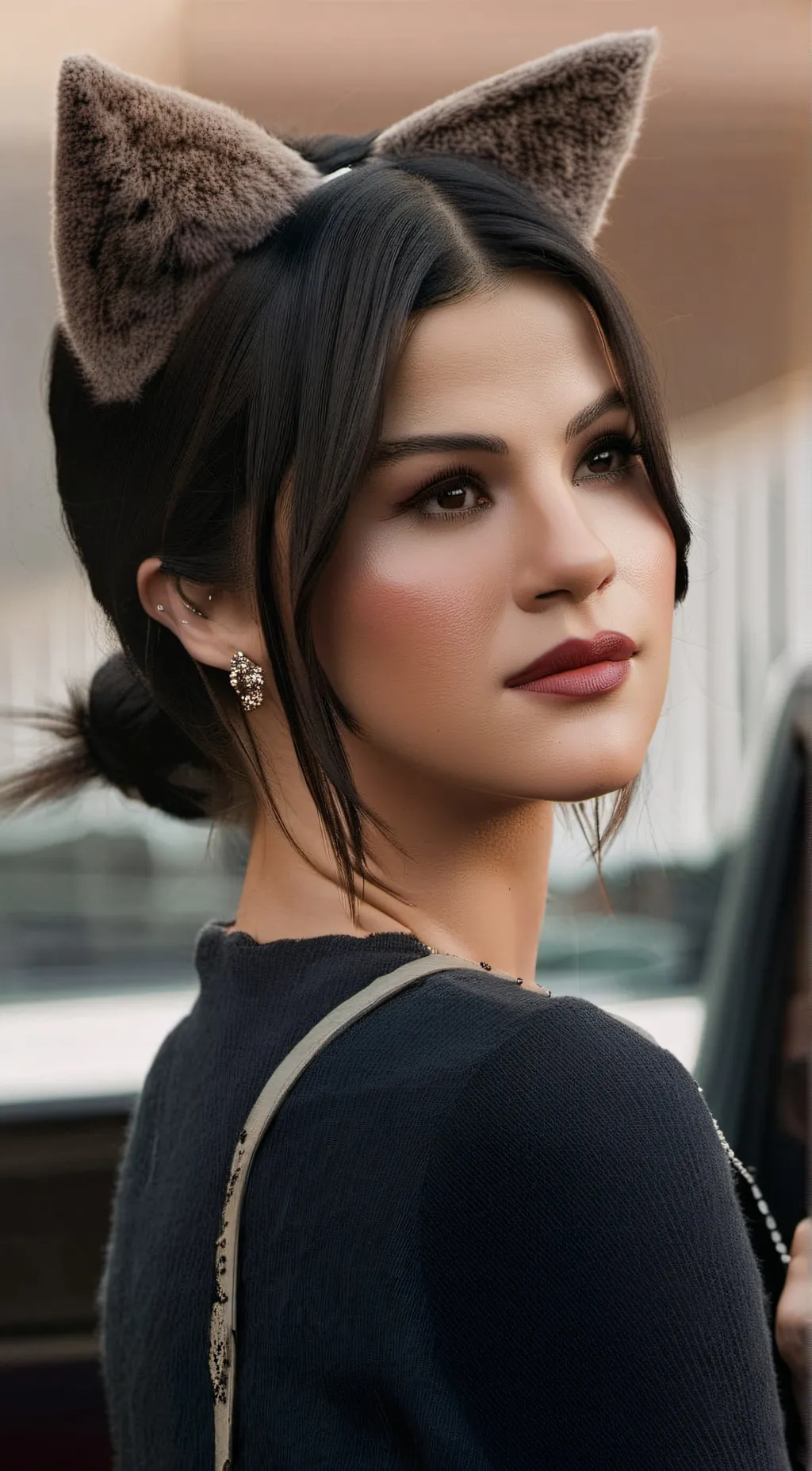 ai character: Selena Gomez background