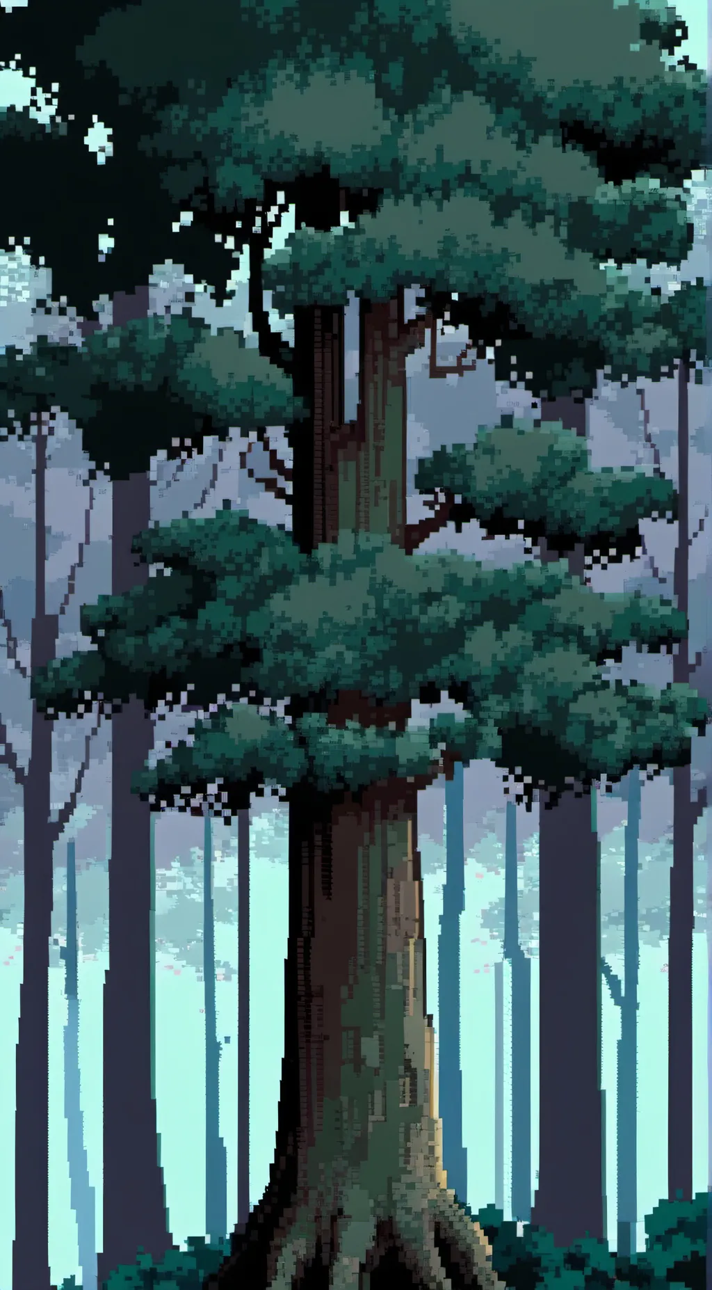 ai character: tsc goes camping!! background