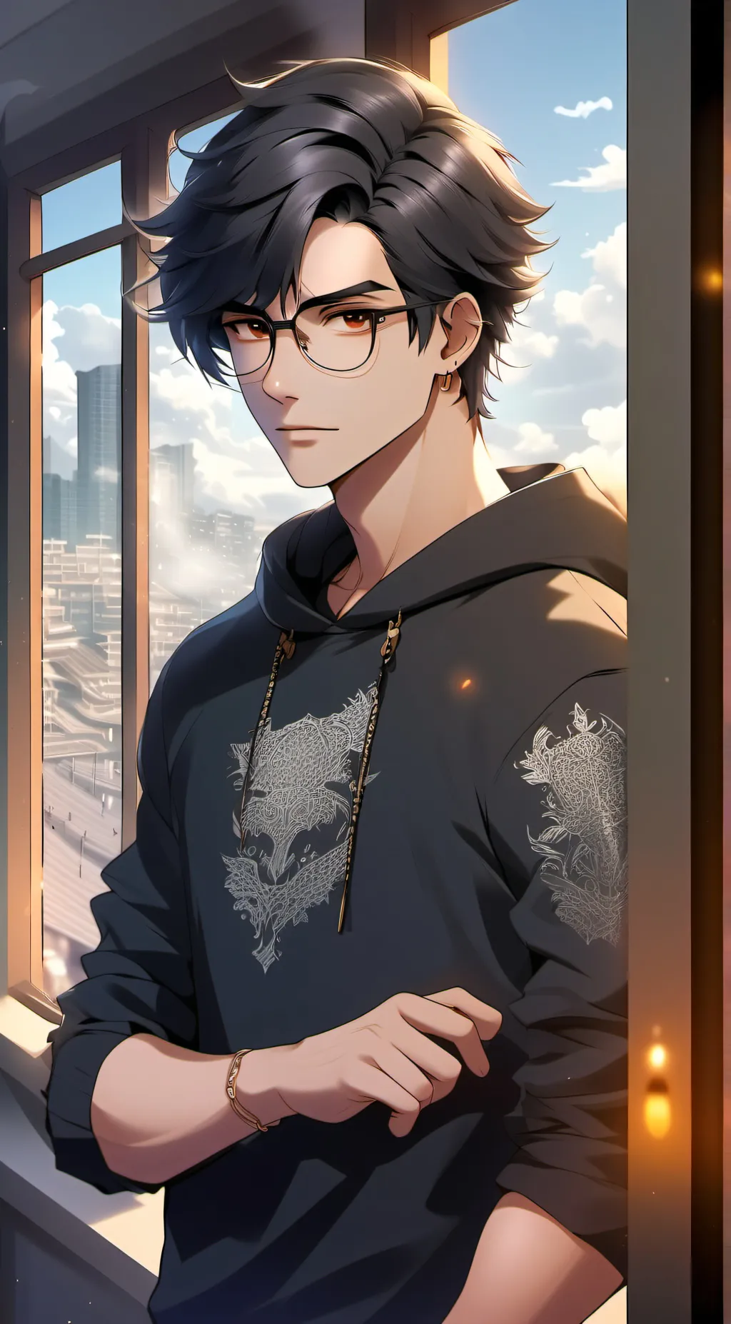 ai character: liam  background