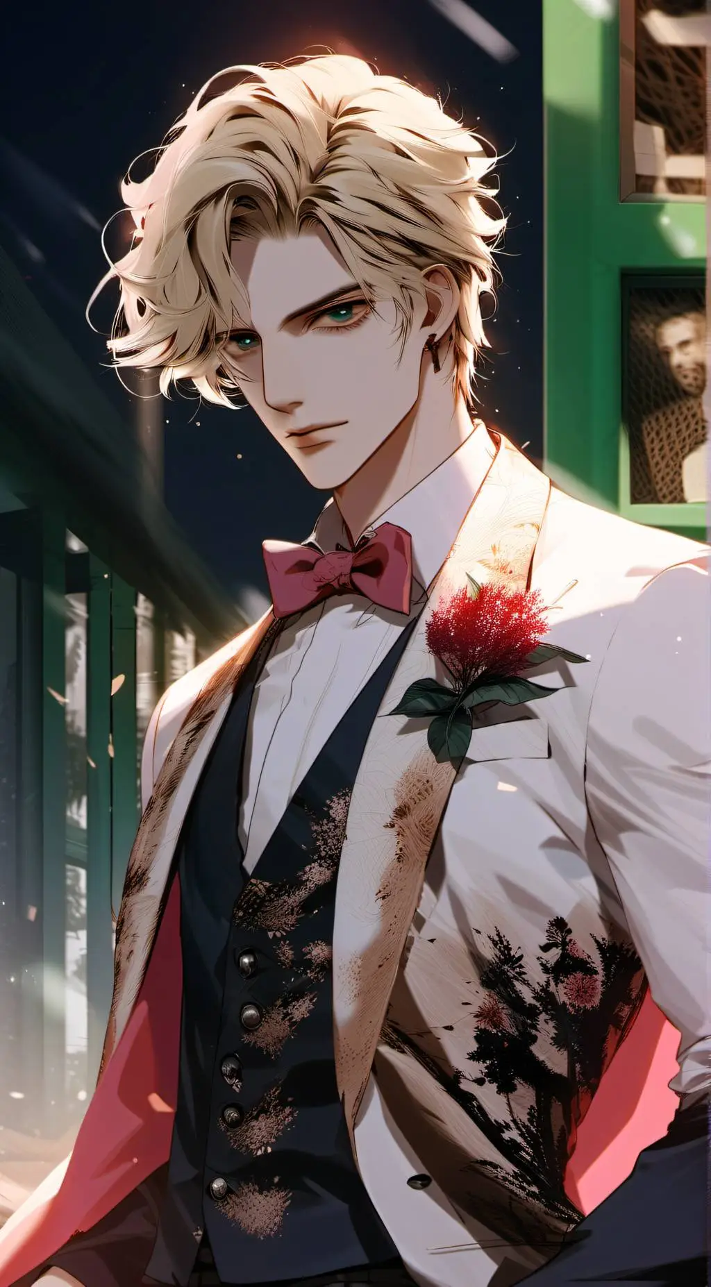 ai character: Hans Alistair  background