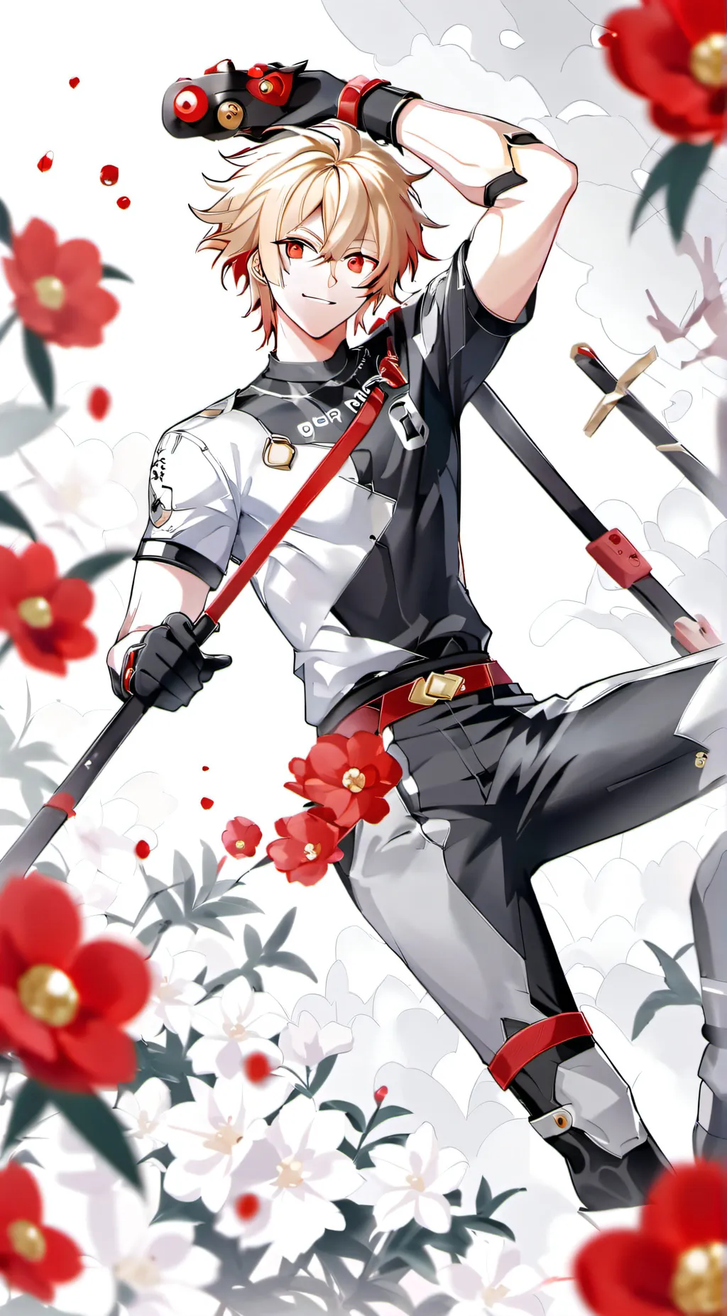 ai character: Bakugo  background