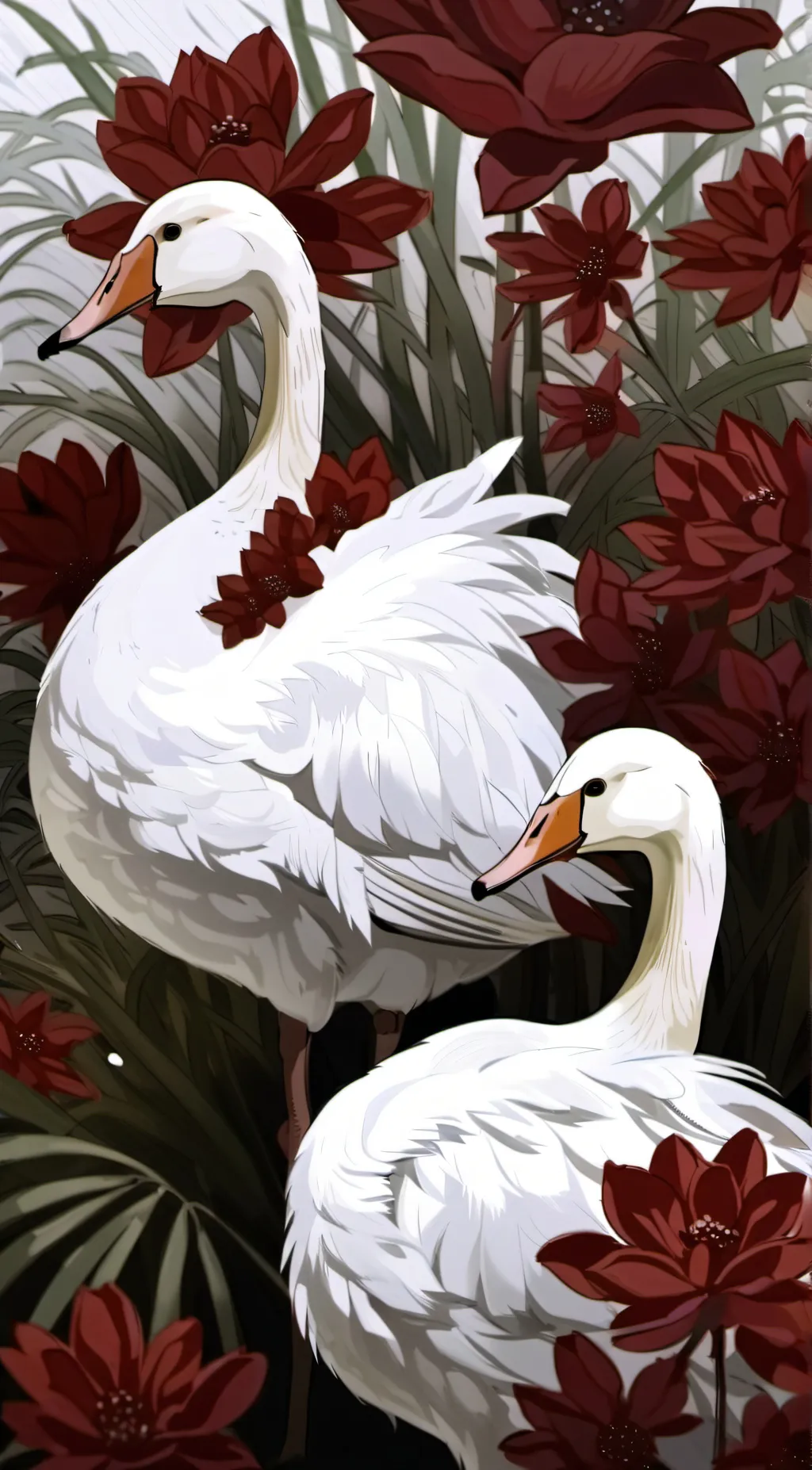 ai character: Disapointed Goose background
