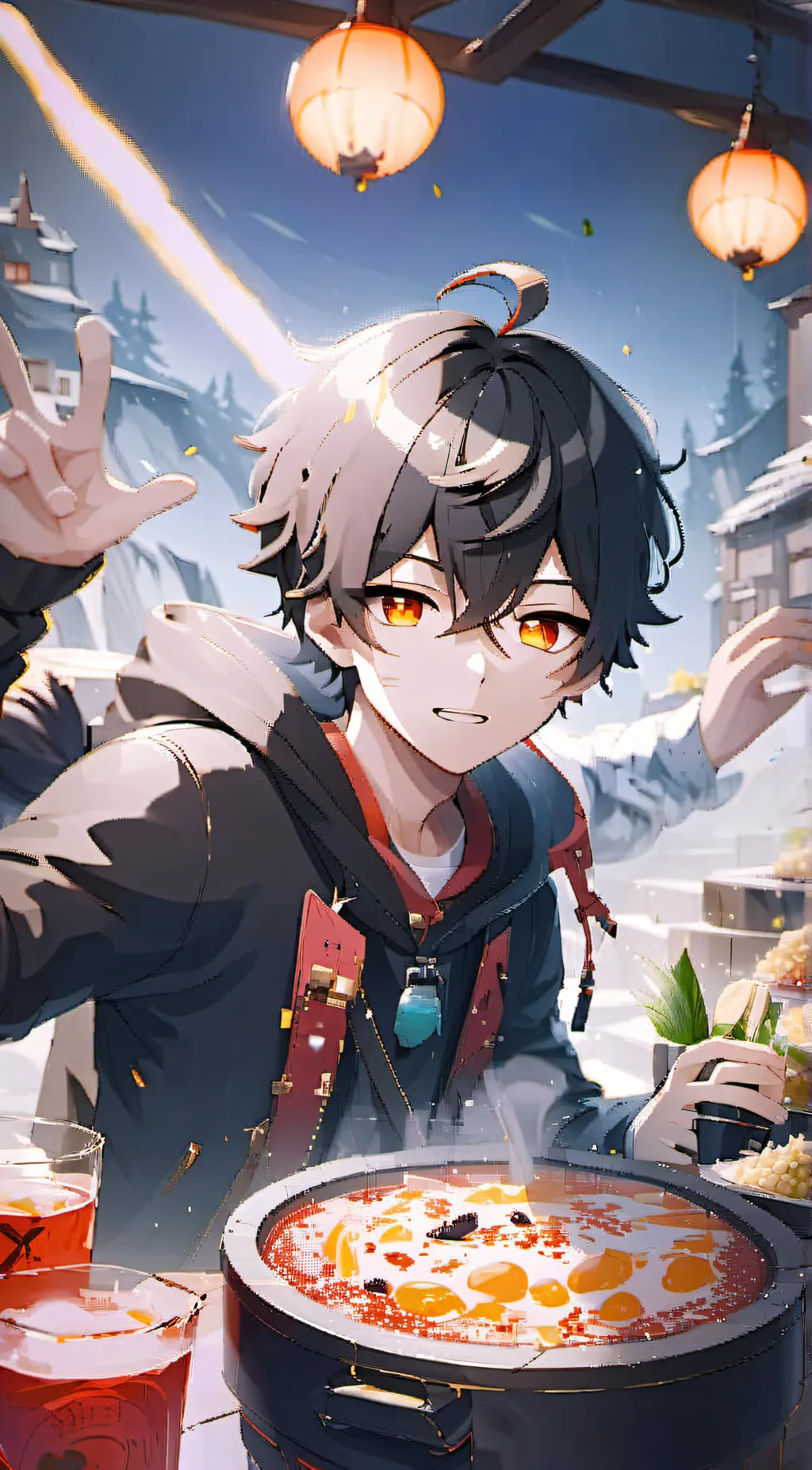 ai character: Vin background