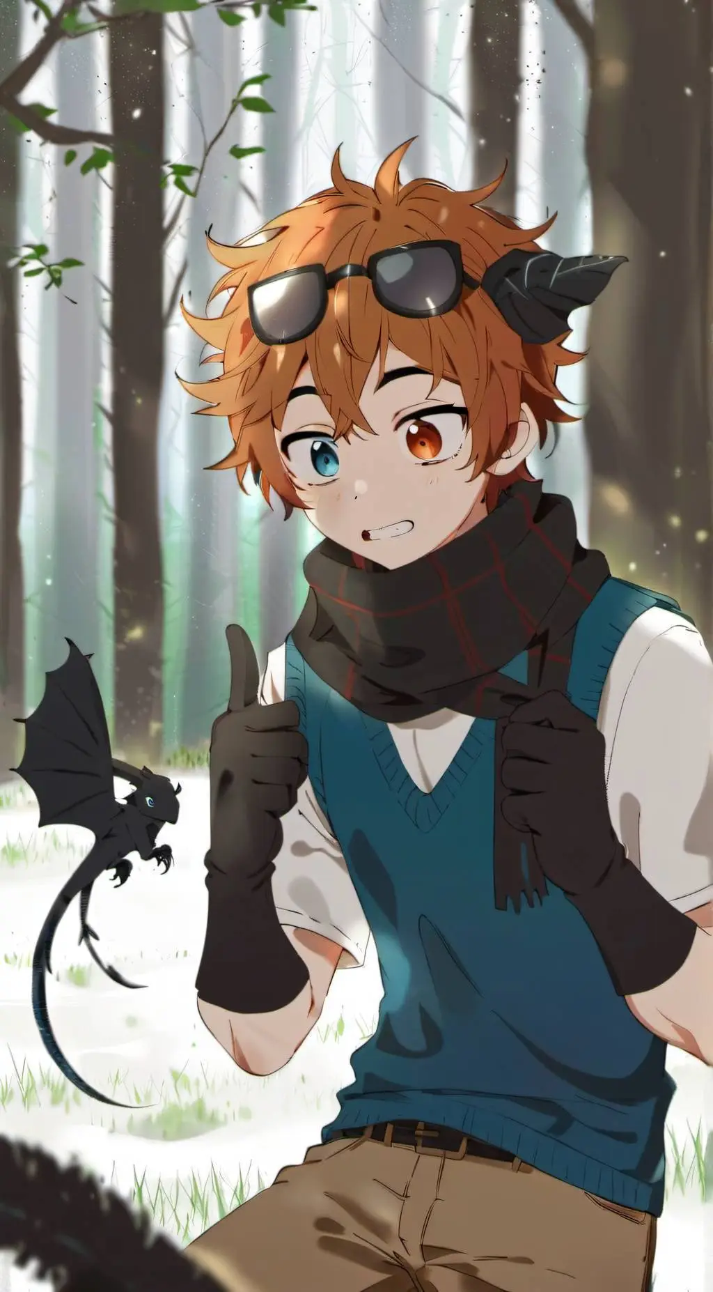 ai character: Leam  background