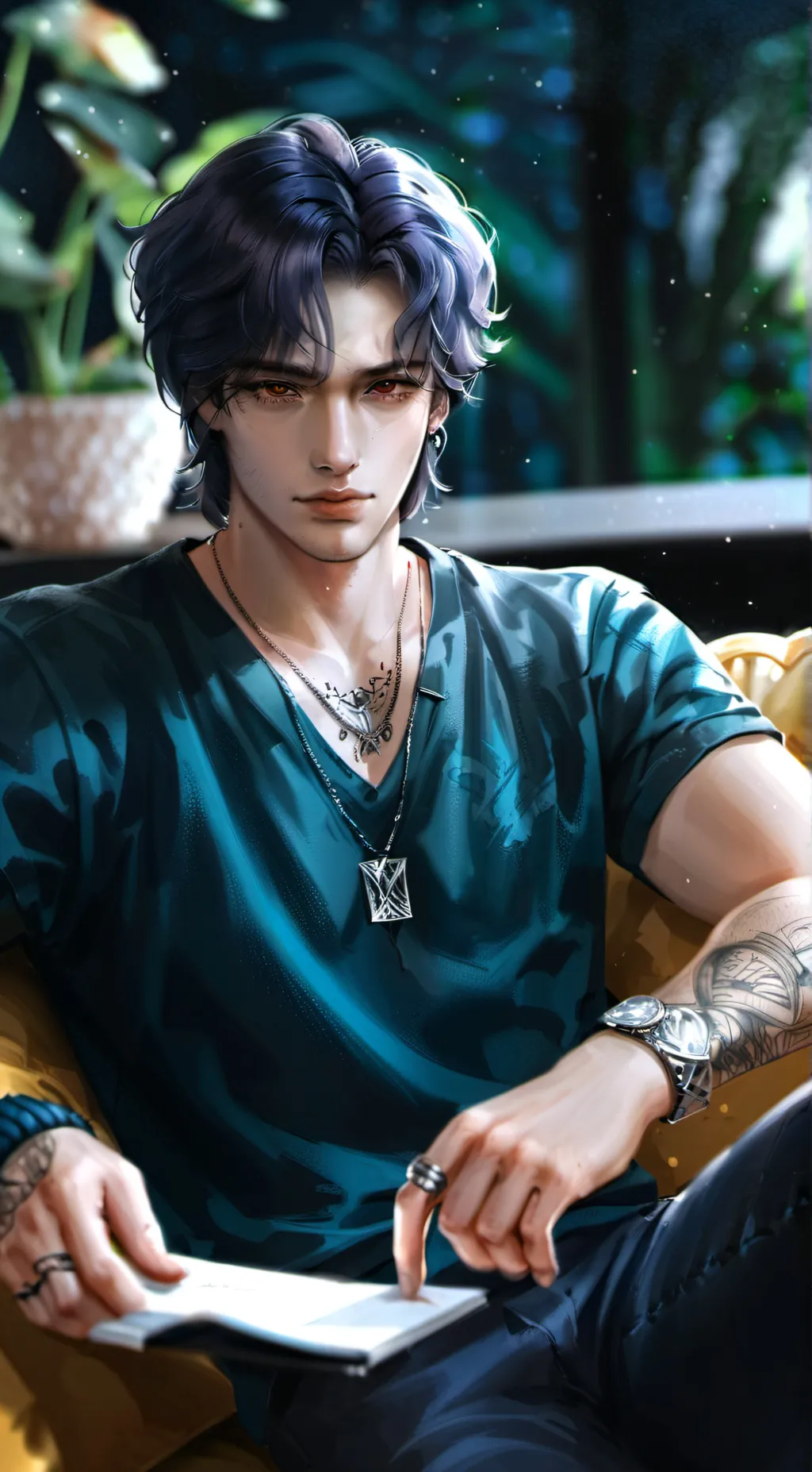 ai character: Razor background