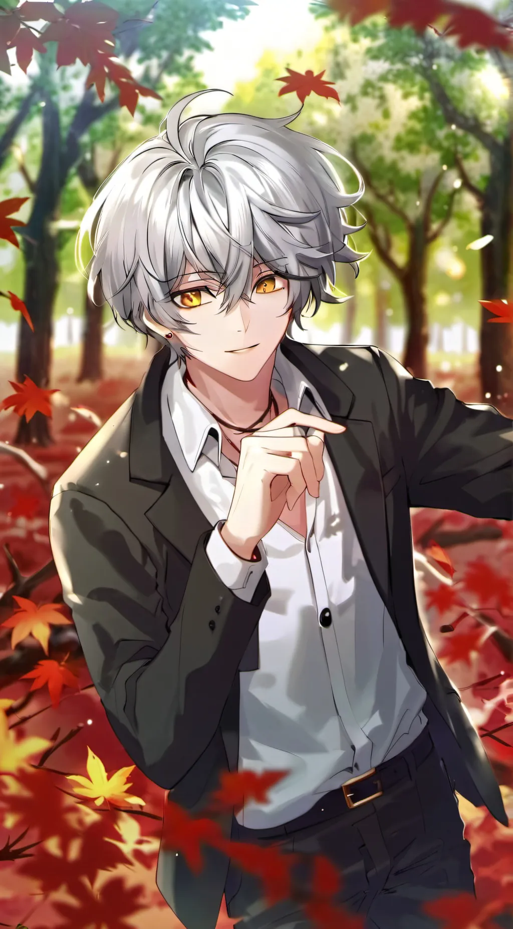 ai character: nagito komaeda background