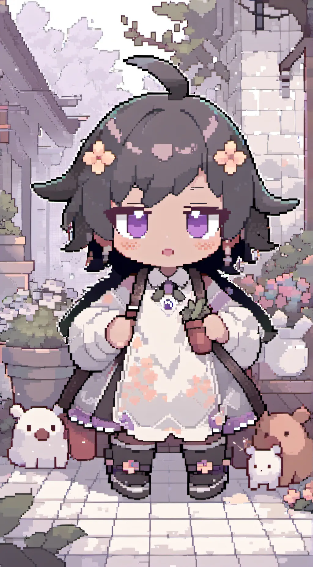 ai character: Ube background