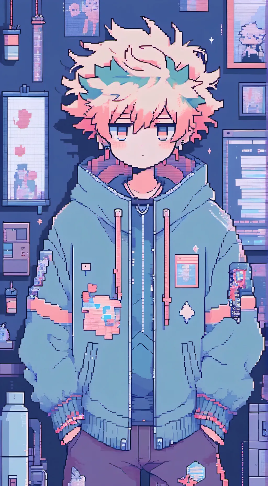 ai character: mha background