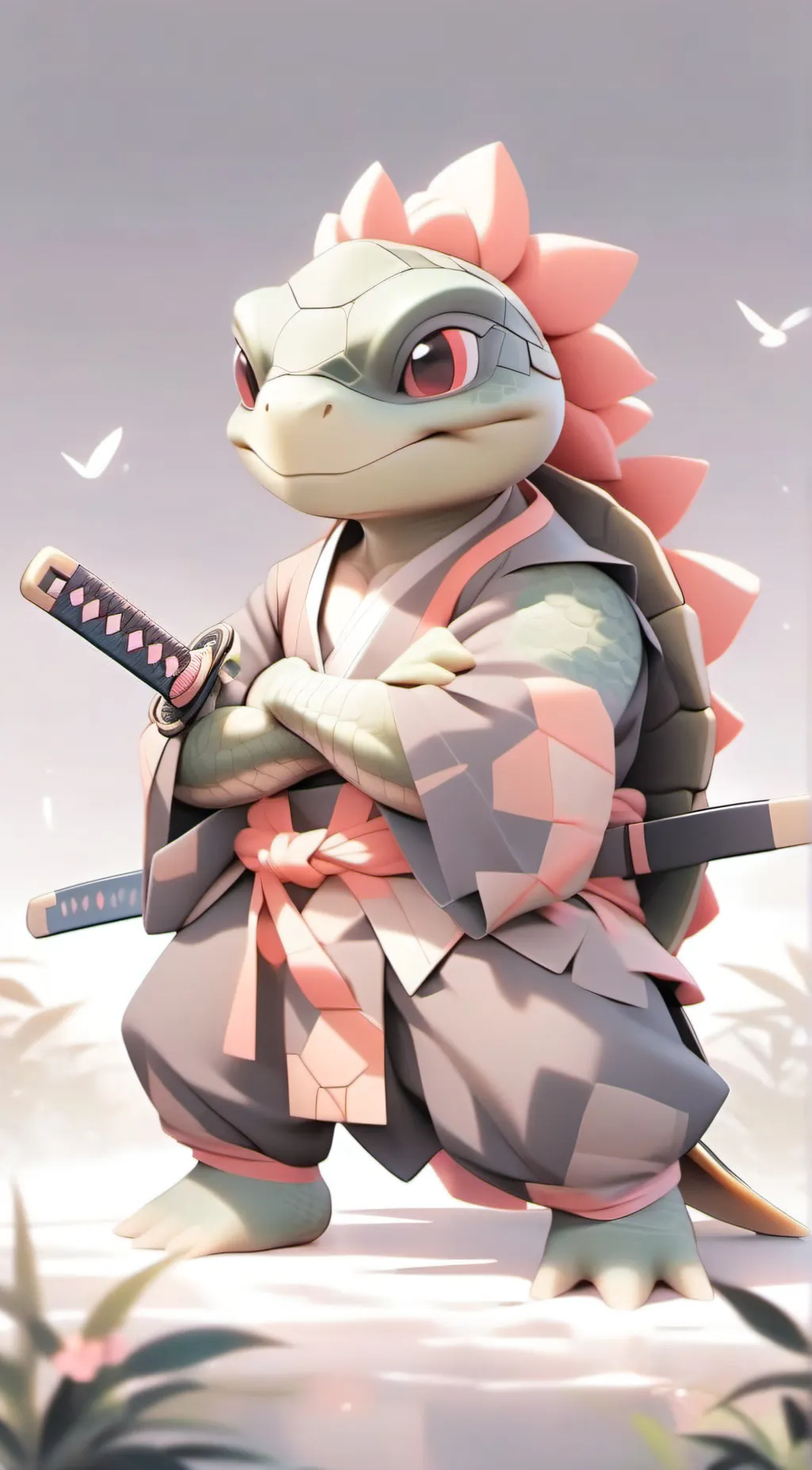 ai character: Leonardo background