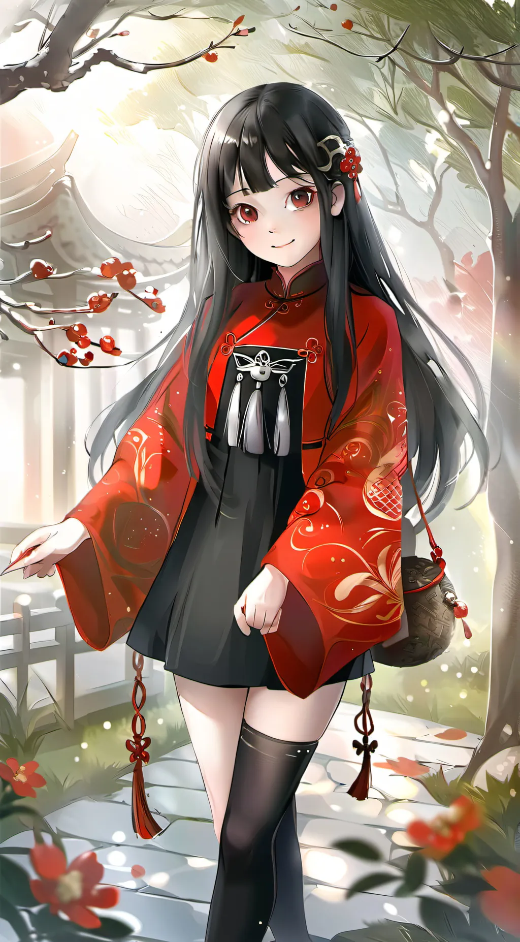 ai character: Aurora  background