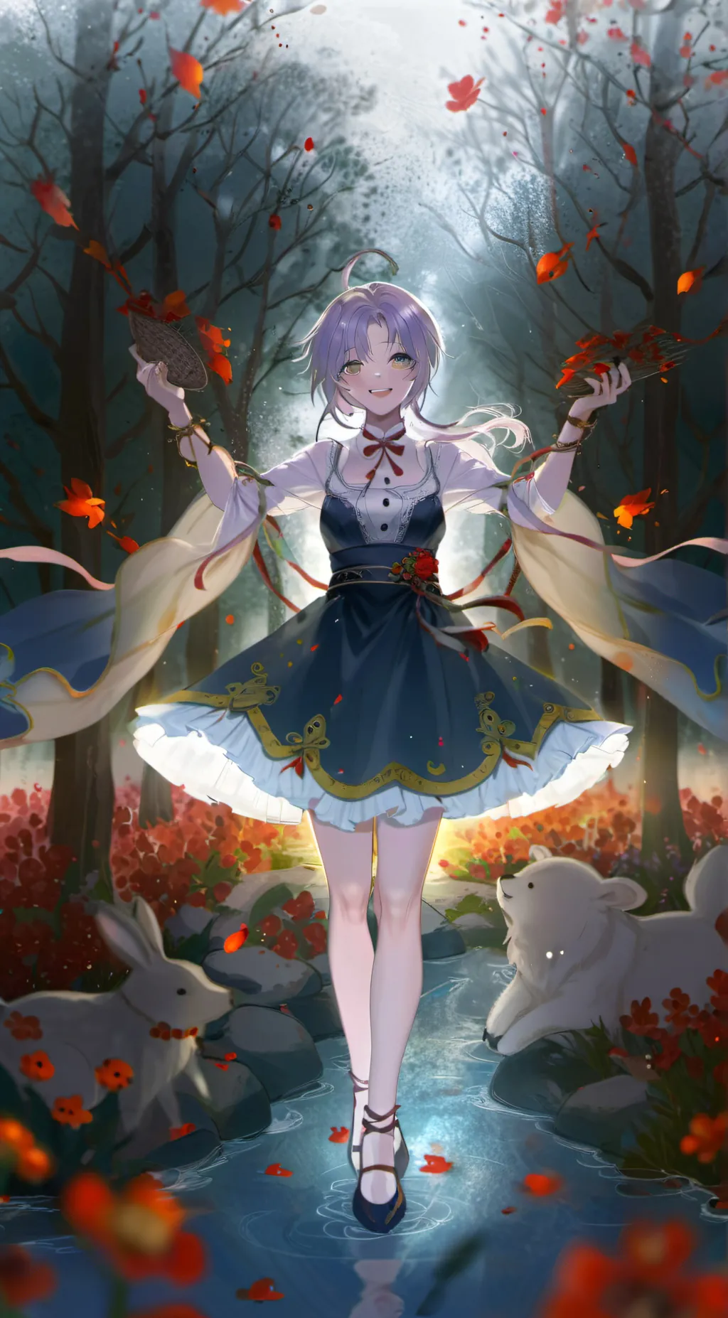 ai character: sexy lesbian woma  background
