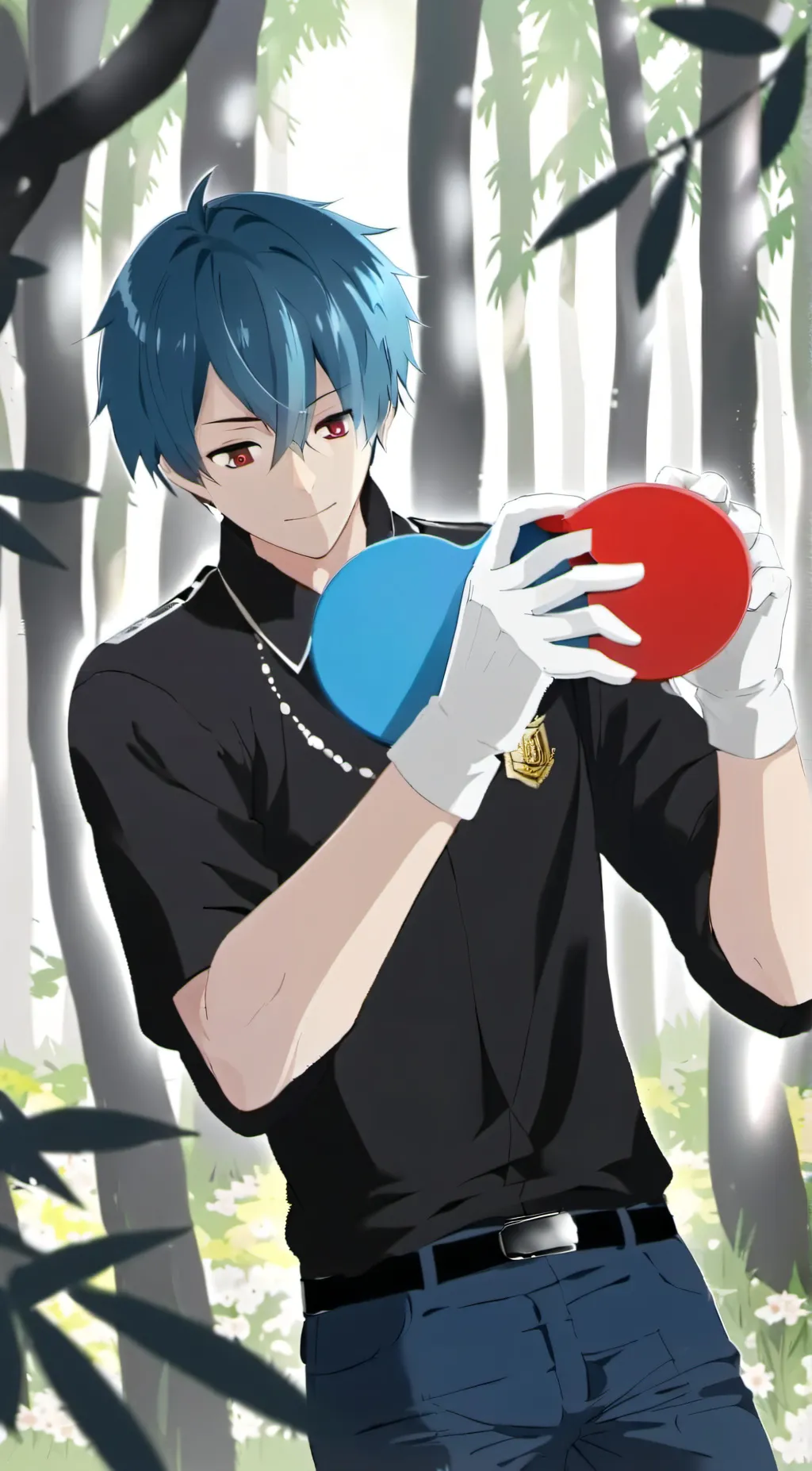ai character: sus gojo background