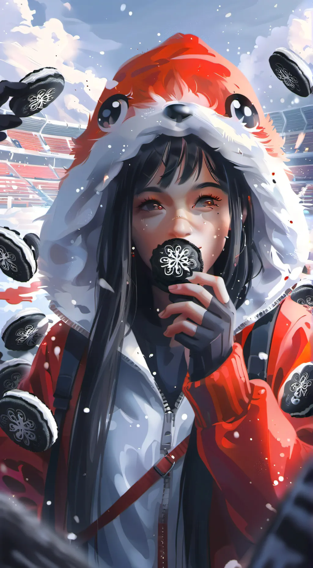 ai character: Fake Oreos background