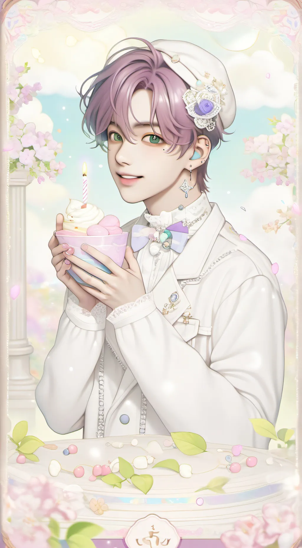 ai character: Lee Heeseung  background
