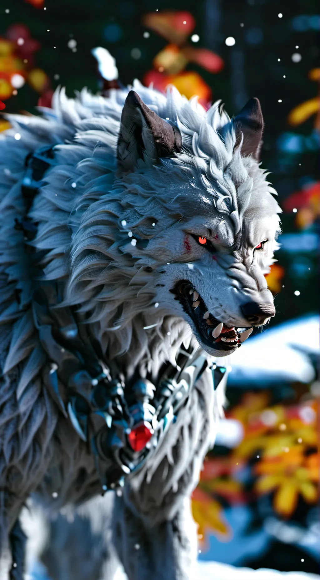 ai character: wolf background