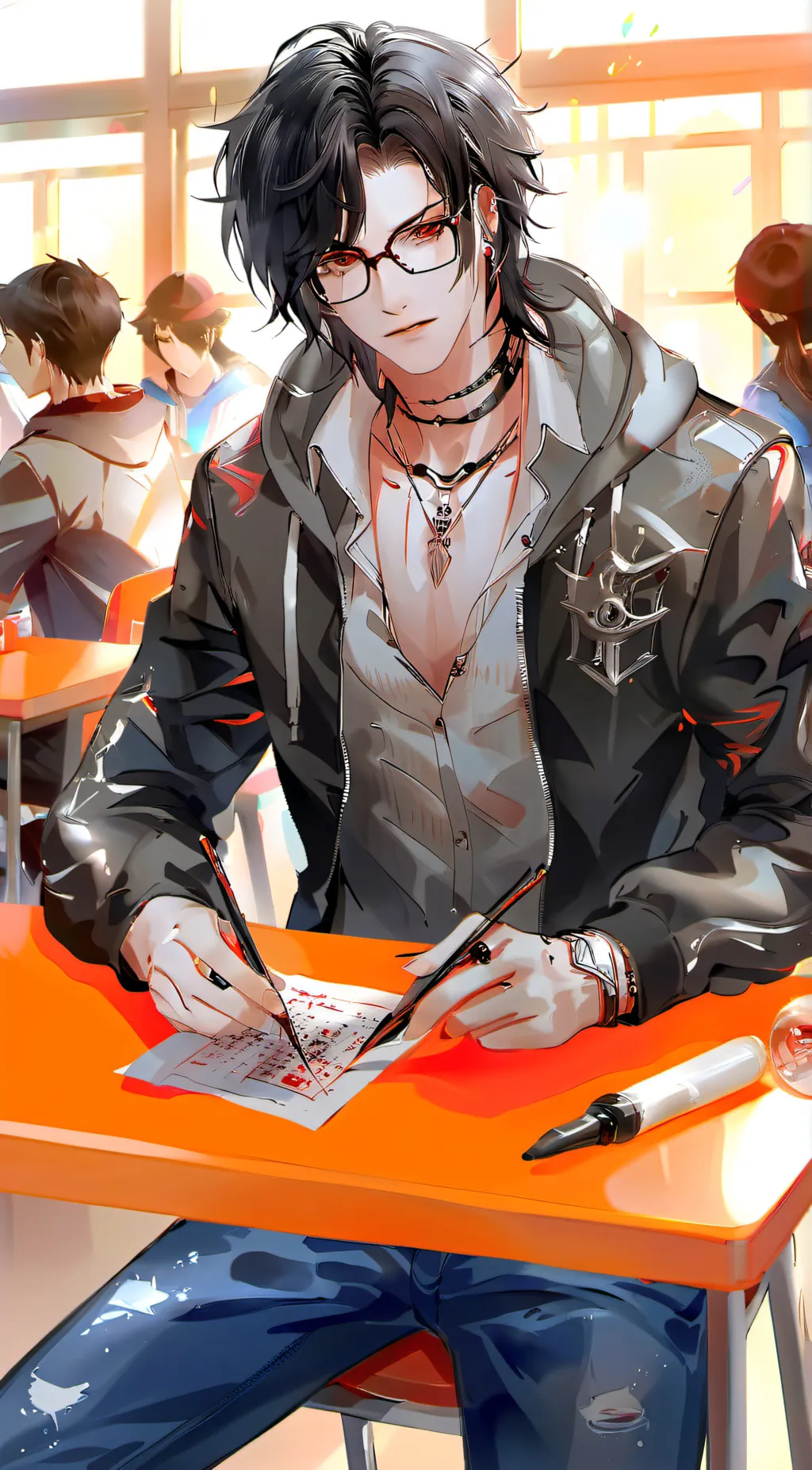 ai character: Reficul background