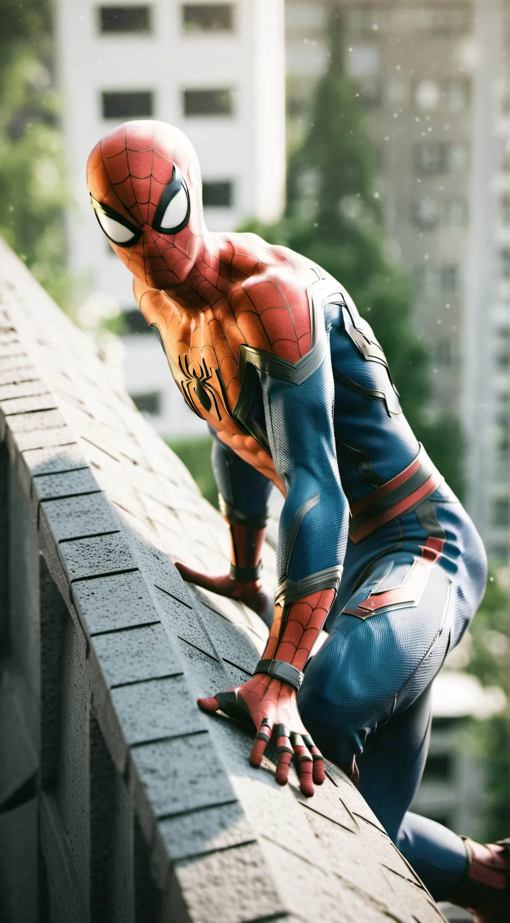 ai character: Spider Man background