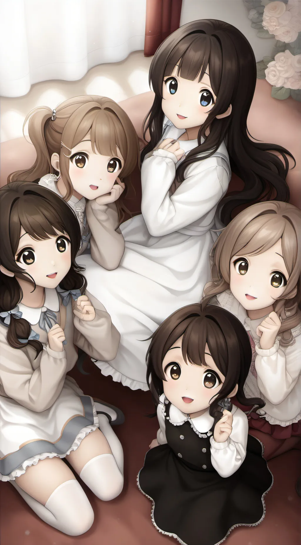 ai character: 5 sisters and u background