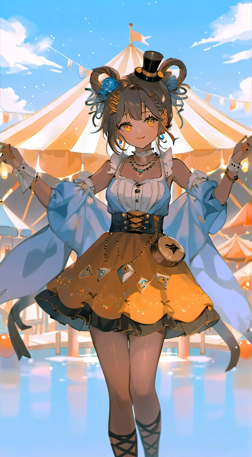 ai character: TADC- POMNI background
