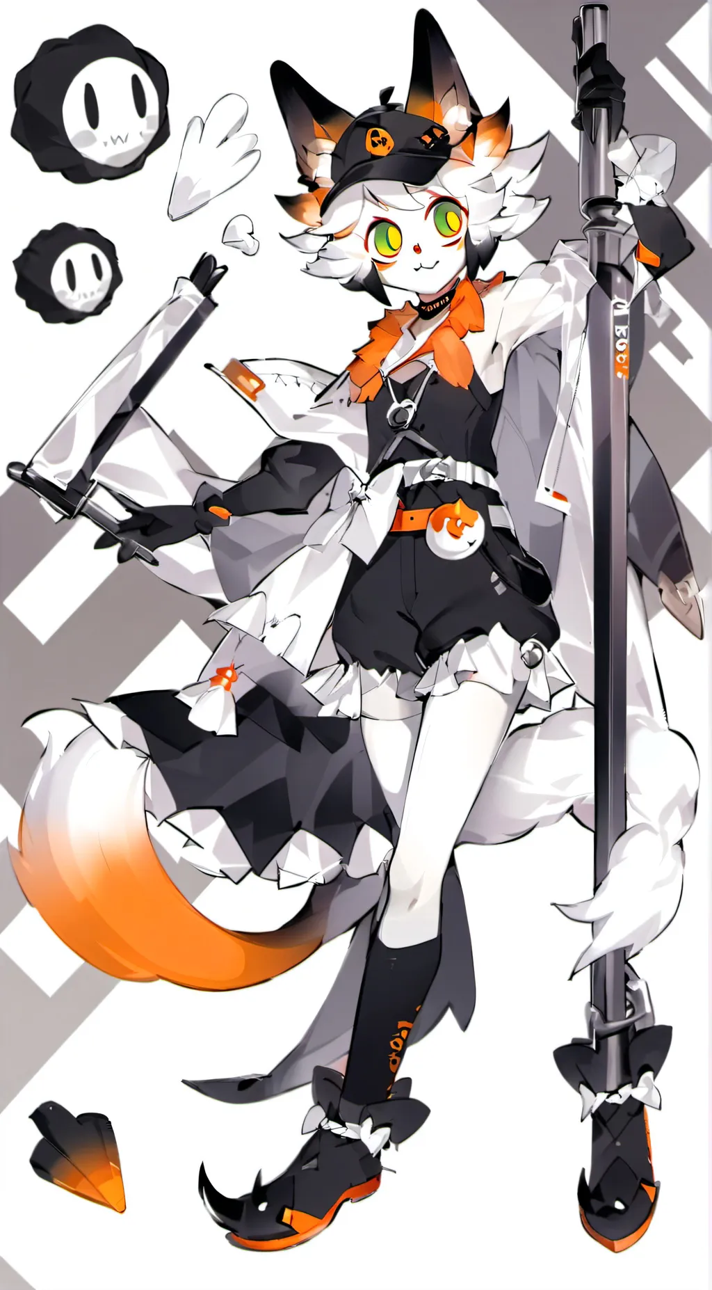 ai character: Mika Kit background