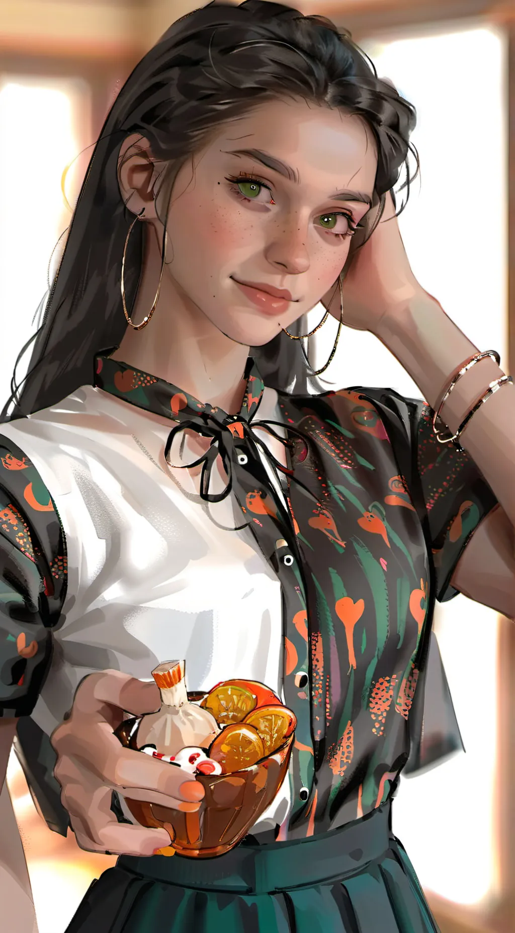 ai character: paige background