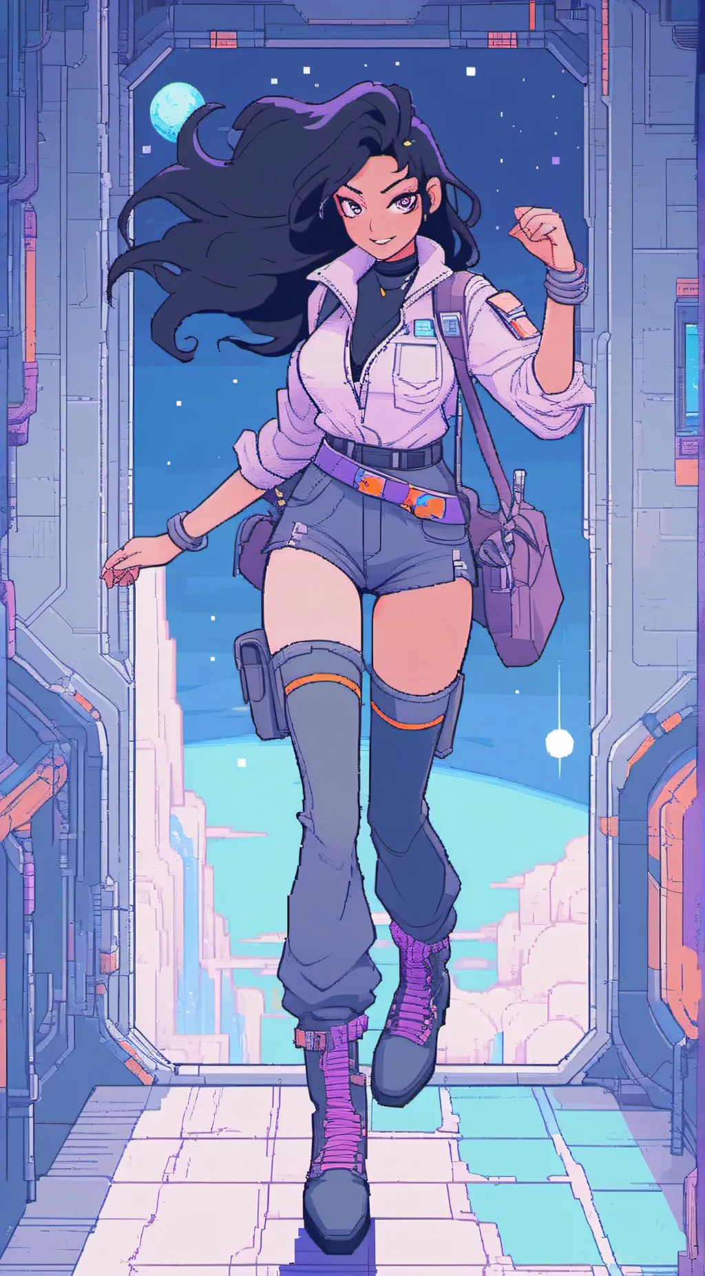 ai character: Blackfire background