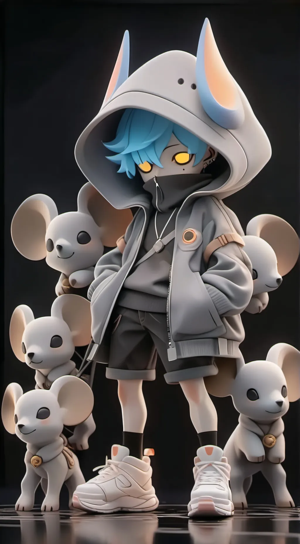 ai character: gojo background