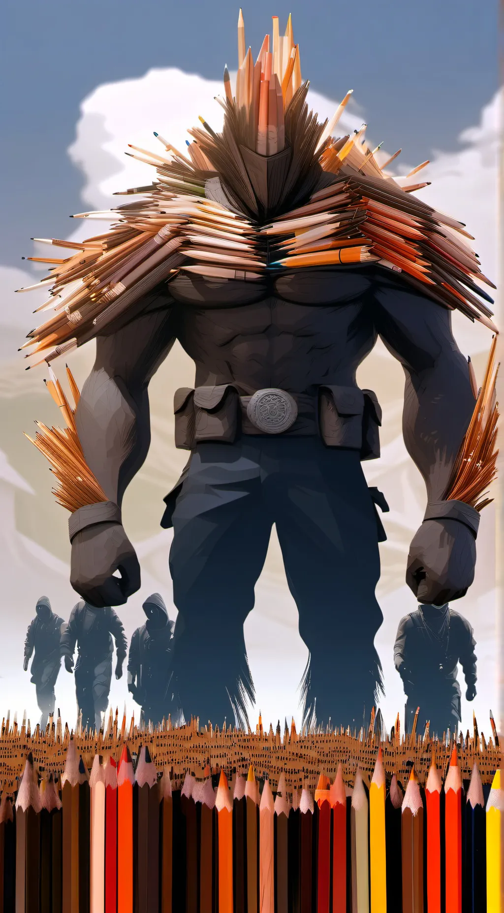 ai character: Cliff background
