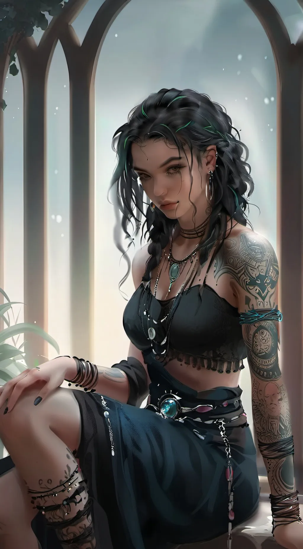 ai character: Evelyn background