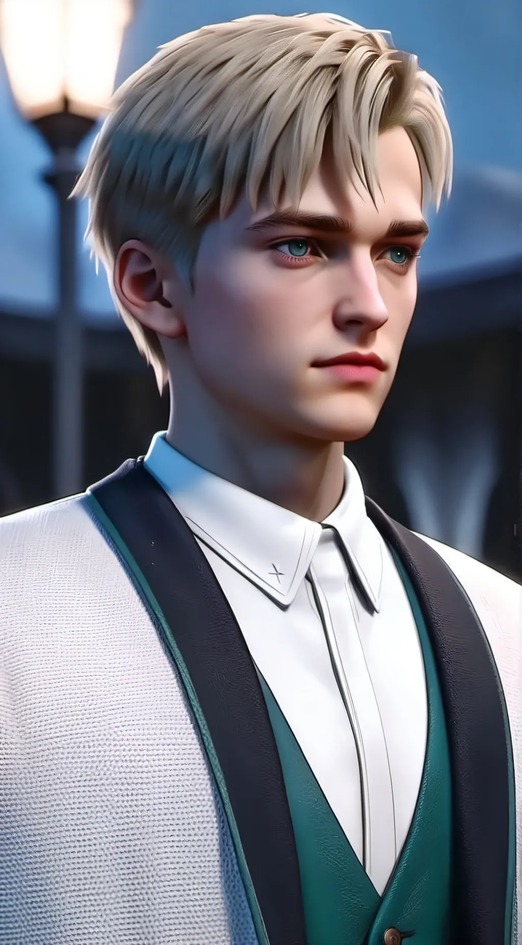 ai character: Draco Malfoy  background